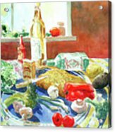 Italian Salad - Tabletop Series #2 Acrylic Print