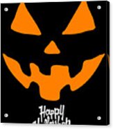Jack-o-lantern Pumpkin Happy Halloween Acrylic Print