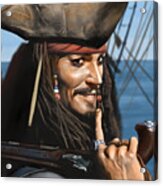 Jack Sparrow Acrylic Print