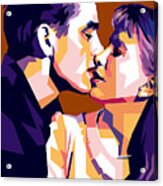 James Dean And Julie Harris -b1 Acrylic Print