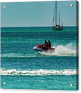 Jet Skiing Acrylic Print