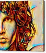 Jim Morrison The Doors In Vibrant Contemporary Priimitivism Colors 20200717v4 Acrylic Print