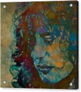 Jimmy Page - Retro Acrylic Print