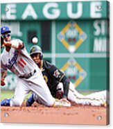 Jimmy Rollins And Starling Marte Acrylic Print