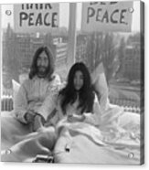 John Lennon And Yoko Ono, 1969 Acrylic Print