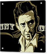 Johnny Cash Acrylic Print