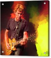 Jon Bon Jovi Live Acrylic Print
