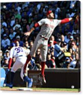 Jon Jay And Joey Votto Acrylic Print