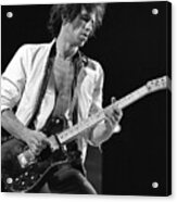 Keith Richards On Stage Acrylic Print