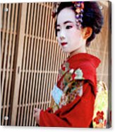 Kimono Girl Acrylic Print
