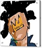 King Basquiat Acrylic Print