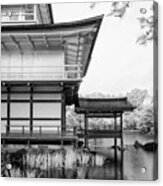 Kinkaku-ji Temple Of The Golden Pavilion, Kyoto, Acrylic Print