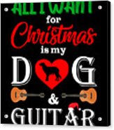 Kooikerhondje All I Want For Christmas Is My Dog Acrylic Print