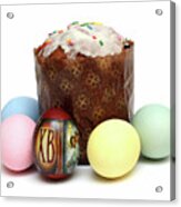 Kulich And Eggs Acrylic Print
