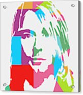 Kurt Cobain 2 Pop Art Acrylic Print