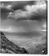 Kwaaymii Point Monsoon Storm Lightening Acrylic Print