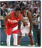 Kyle Lowry And Eric Bledsoe Acrylic Print