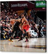 Kyle Lowry And George Hill Acrylic Print