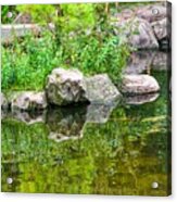 Kyoto Gardens Pond Acrylic Print