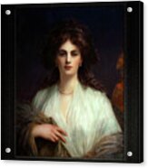 Lady Beatrice Butler By Ellis William Roberts Old Masters Classical Art Reproduction Acrylic Print