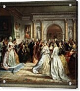 Lady Washington's Reception Day By Daniel Huntington Old Masters Fine Art Reproduction Acrylic Print