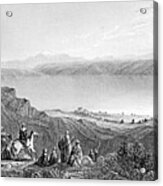 Lake Of Tiberias In 1847 Acrylic Print
