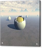 Landscape Of Seven Eggs Acrylic Print