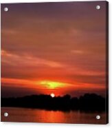 Last Moments Of Summer Sunset Chill Out Iii Acrylic Print