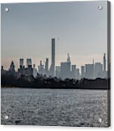 Late Afternoon - Central Park Reservoir Facing South Acrylic Print