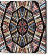 Library Kaleidoscope Acrylic Print