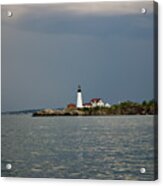 Lighthouse Before The Storm Acrylic Print