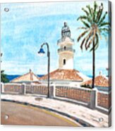 Lighthouse. Faro De Cullera Acrylic Print