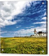 Lighthouse On Loop Head Peninsula  In Ireland Acrylic Print