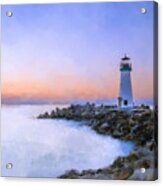 Lighthouse Sunrise Acrylic Print