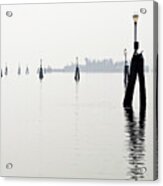 Lights On The Venetian Lagoon Acrylic Print