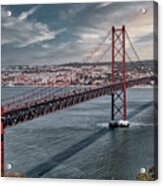 Lisbon Bridge Acrylic Print