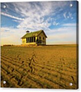 Little School On The Prairie Acrylic Print