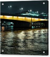 London Bridge At Night Acrylic Print