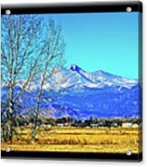 Longs Peak Acrylic Print