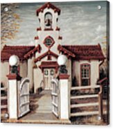 Longview Chapel Gate Acrylic Print