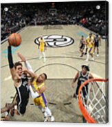 Los Angeles Lakers V Brooklyn Nets Acrylic Print