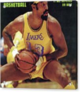 Los Angeles Lakers Wilt Chamberlain, 1972 Nba Finals Acrylic Print