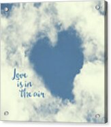 Love Is In The Air Acrylic Print