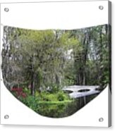 Low Country Springtime Face Mask Acrylic Print