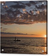 Low Tide Sunset On Ifaty Beach Acrylic Print