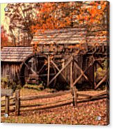 Mabry Mill Side View Acrylic Print