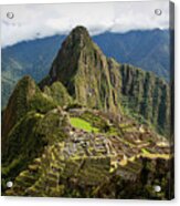 Machupicchu Peru Restaurant Decoration Acrylic Print