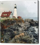 Maine Lighthouse Acrylic Print