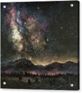 Mammoth Lakes Cosmic Milky Way Acrylic Print