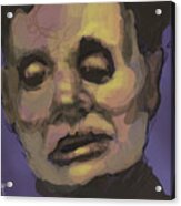 Man In Violet Acrylic Print